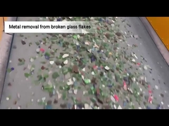 spiraalstroomseparator voor gebroken glasvlokken