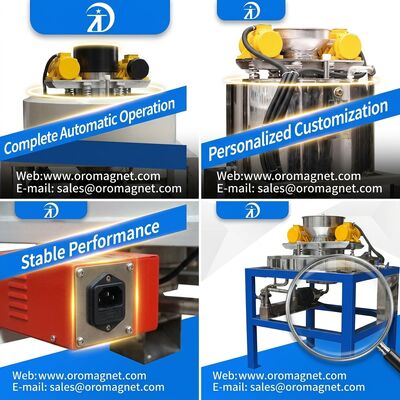 50-60 Hz magnetische scheidingsmachine met voedingsgrootte 20-325 mesh, ideaal voor materiaalscheiding in de keramische industrie