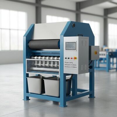Trillingsfrequentie 70 tpm Magnetische Scheidingsapparatuur met Afmetingen van 1200 mm x 800 mm x 1500 mm en een Gewicht van 150 kg voor Materiaal sortering
