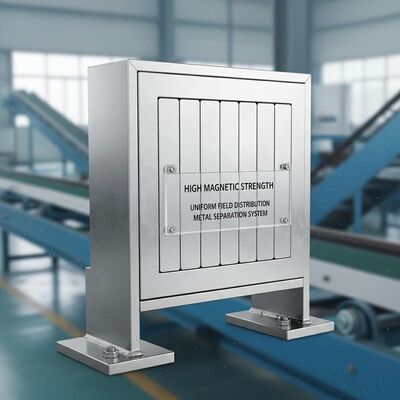 Hoogmagnetische Plaatmagneetseparator met Uniforme Magnetische Veldverdeling voor Metaalscheiding in Industrieel Gebruik