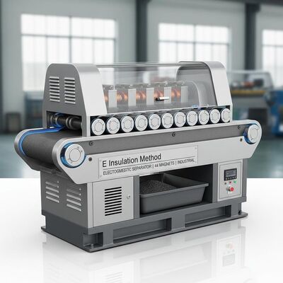 E-isolatiemethode Elektromagnetische Scheider met 44 Magneten Ontworpen voor Magnetische Scheiding en Industrieel