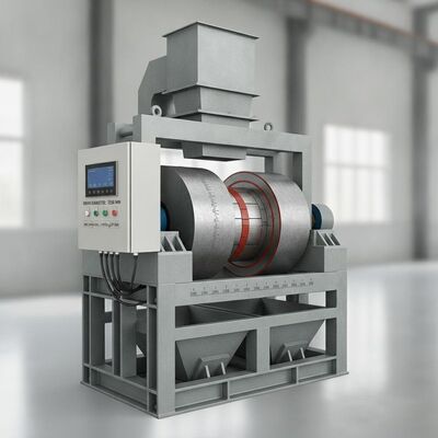 Mechanische of handmatige installatiemethode Droge magnetische scheider met aanpasbare magnetische trommeldiameter variërend van 500 tot 2000 mm