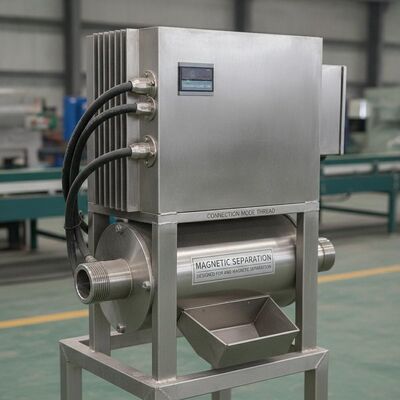 Natuurlijke koeling Automatische ijzerontlading Permanente magnetische scheider Werkspanning 380V Verbindingsmodus Draad ontworpen voor en magnetische scheiding
