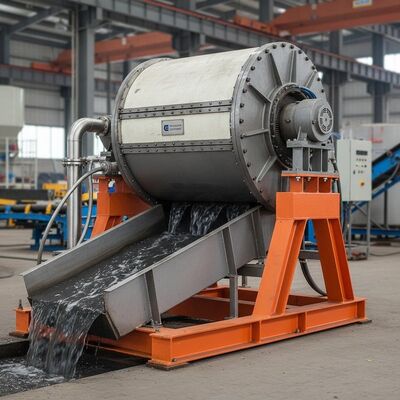 Horizontale of schuine natte magneetseparator met cilindrische structuur en isolatiecategorie E, geschikt voor minerale verwerking