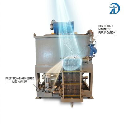 Uniforme magnetische velddistributieplaat magnetische separator die magnetische scheidingsoplossingen biedt om de product- en procesefficiëntie te verbeteren