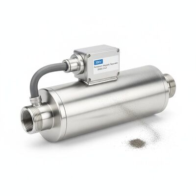 380V Permanent Magnetisch Separator Gebouwd met draadverbindingsmodus en 304SS Shell materiaal dat de magnetische scheiding garandeert